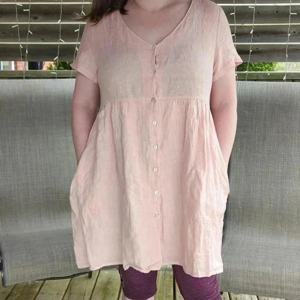 💥HOST  PICK💥Babydoll Linen Dress